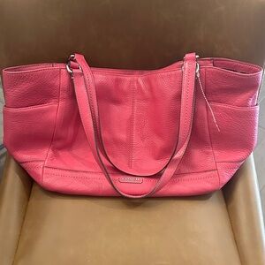 Coach Vibrant Pink Shoulder Bag
